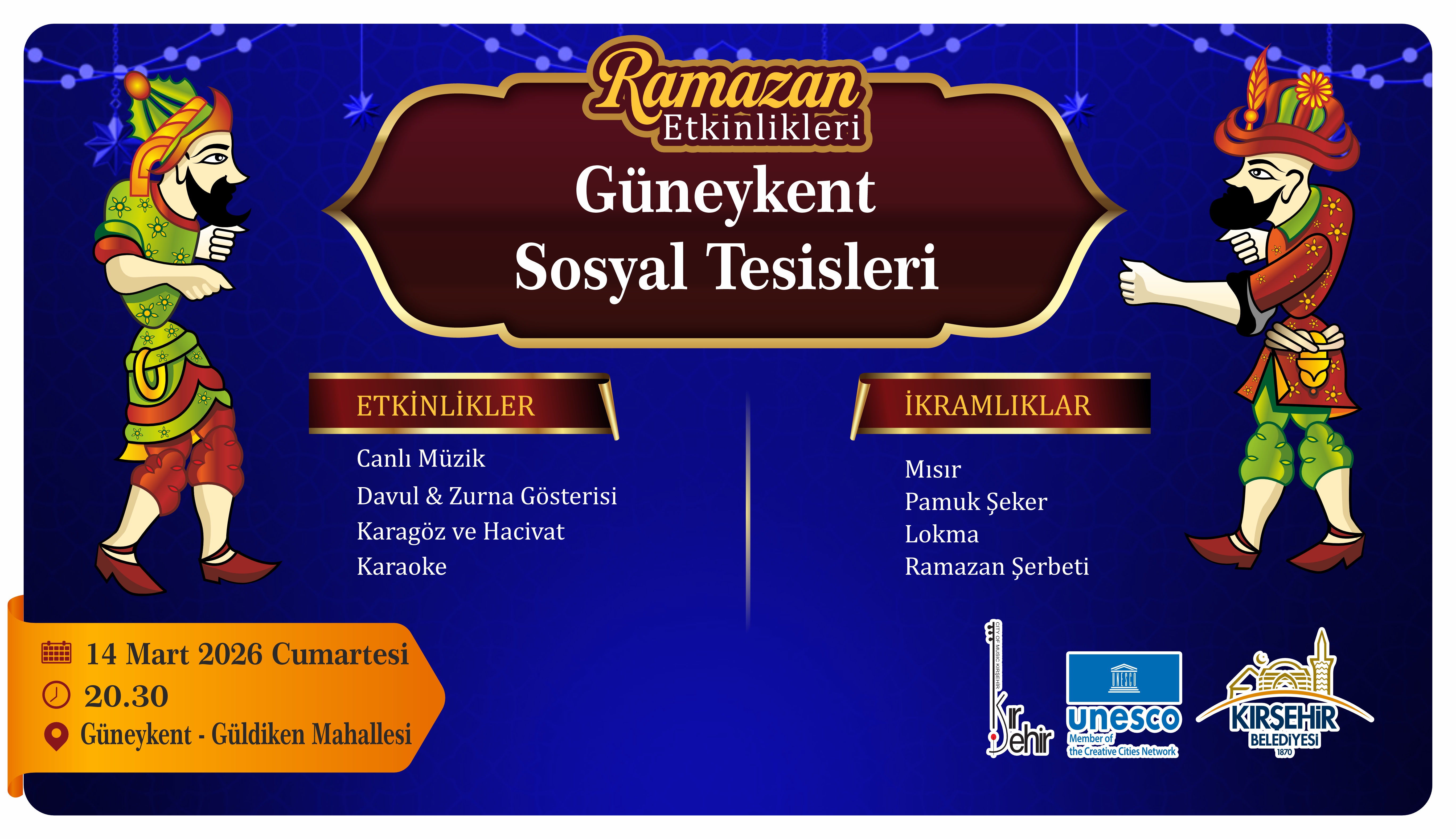 RAMAZAN ETKİNLİKLERİ "GÜNEYKENT SOSYAL TESİSLERİ"