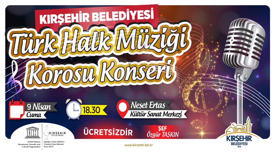 Kırşehir Belediyesi Türk Halk Müziği Korosu Konseri