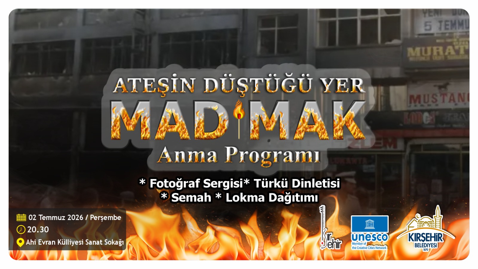SİVAS KATLİAMINDA YİTİRDİKLERİMİZ ANILACAK