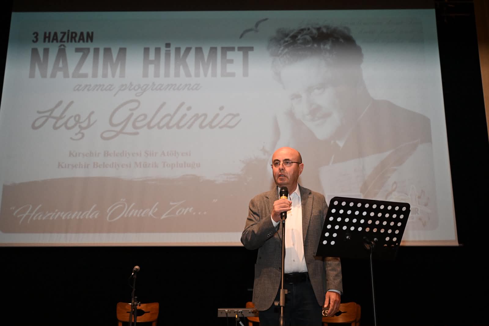 NÂZIM HİKMET ANMA PROGRAMI GERÇEKLEŞTİRİLDİ