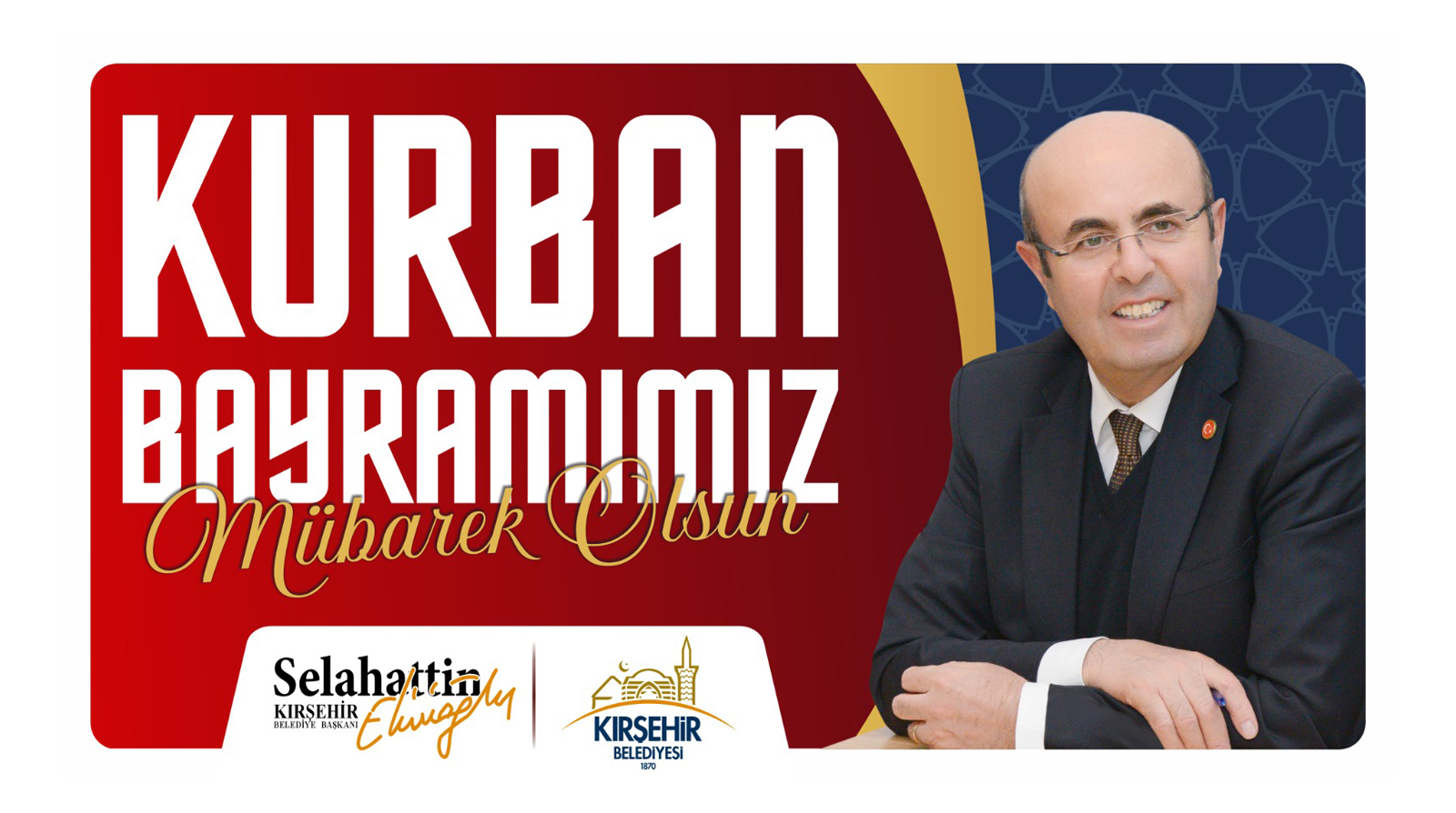 BELEDİYE BAŞKANIMIZ SELAHATTİN EKİCİOĞLU, KURBAN BAYRAMI MESAJI YAYINLADI