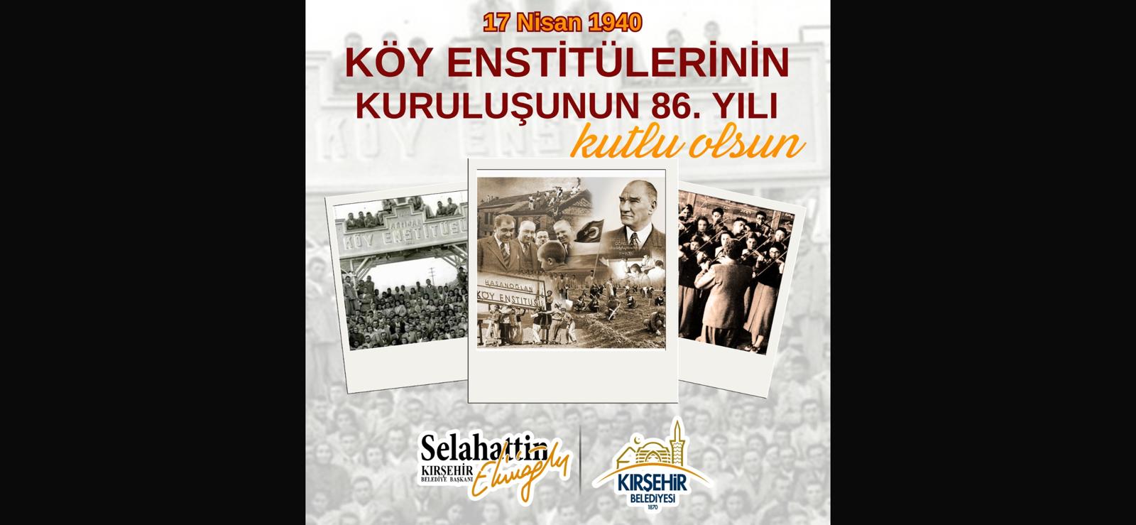 BAŞKANIMIZ EKİCİOĞLU,  KÖY ENSTİTÜLERİNİN KURULUŞ YIL DÖNÜMÜ AÇIKLAMASI YAPTI