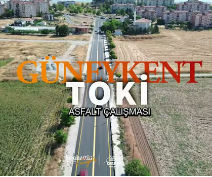 Güneykent Toki Asfalt Çalışmamızı Tamamladık