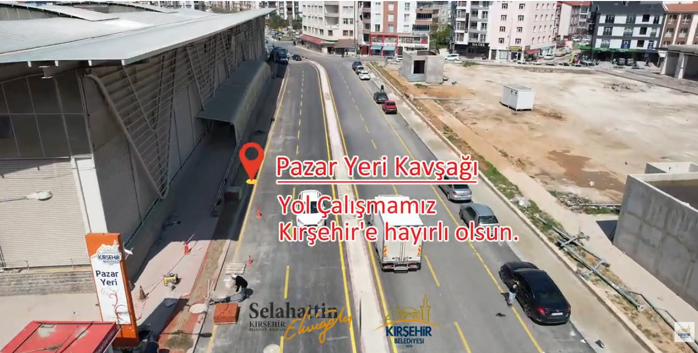 Pazar Yeri Kavşağı Modern Görünümüne Kavuştu